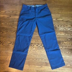 Orvis Blue Chino Pants Classic Straight-Leg Design 34x32